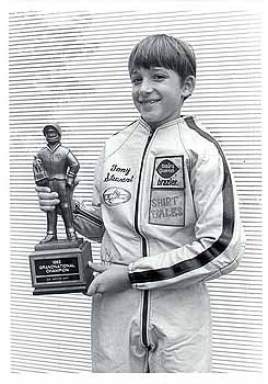 Tony Stewart, karting champ at 12