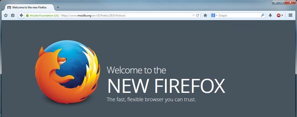 Welcome to the New Firefox