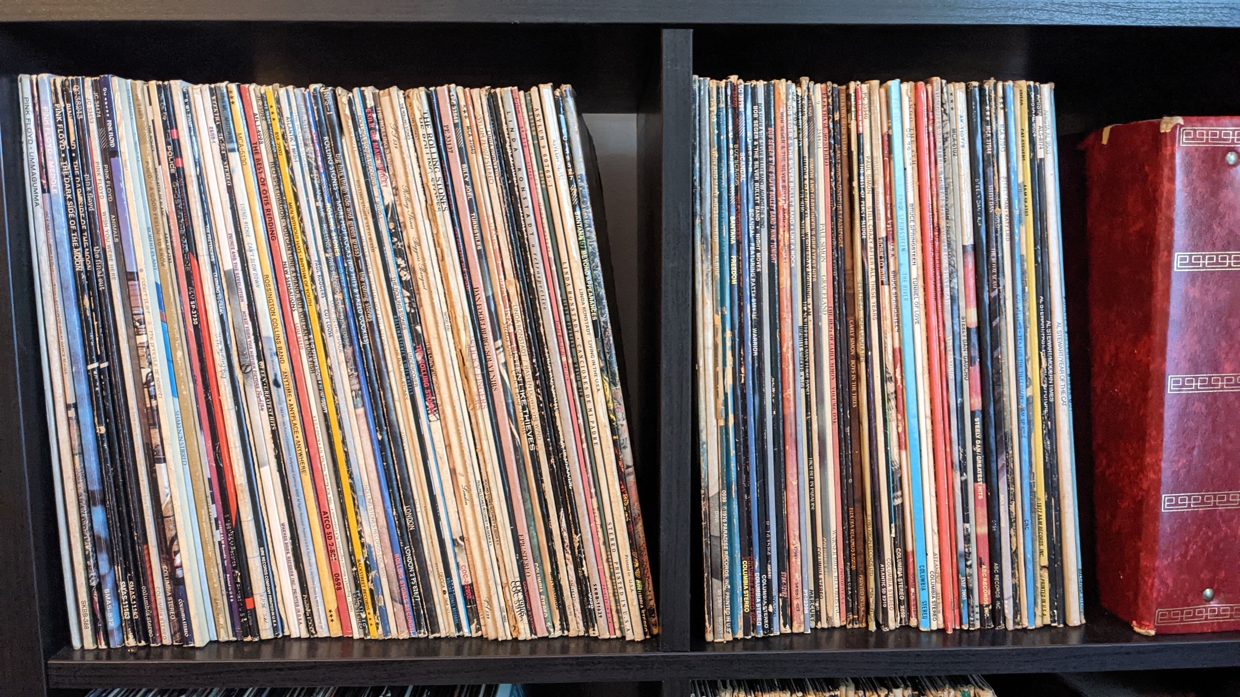 Vinyl record collection